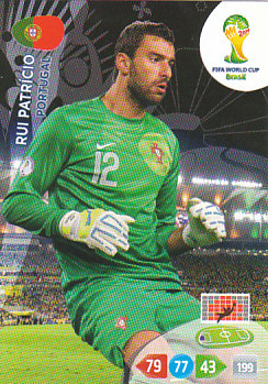 Rui Patricio Portugal Panini 2014 World Cup #269